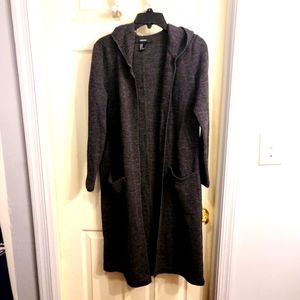 Forever 21 hooded cardigan